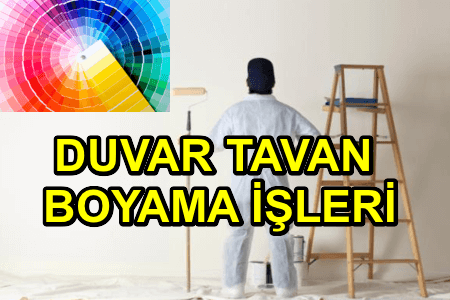 duvar tavan boyama